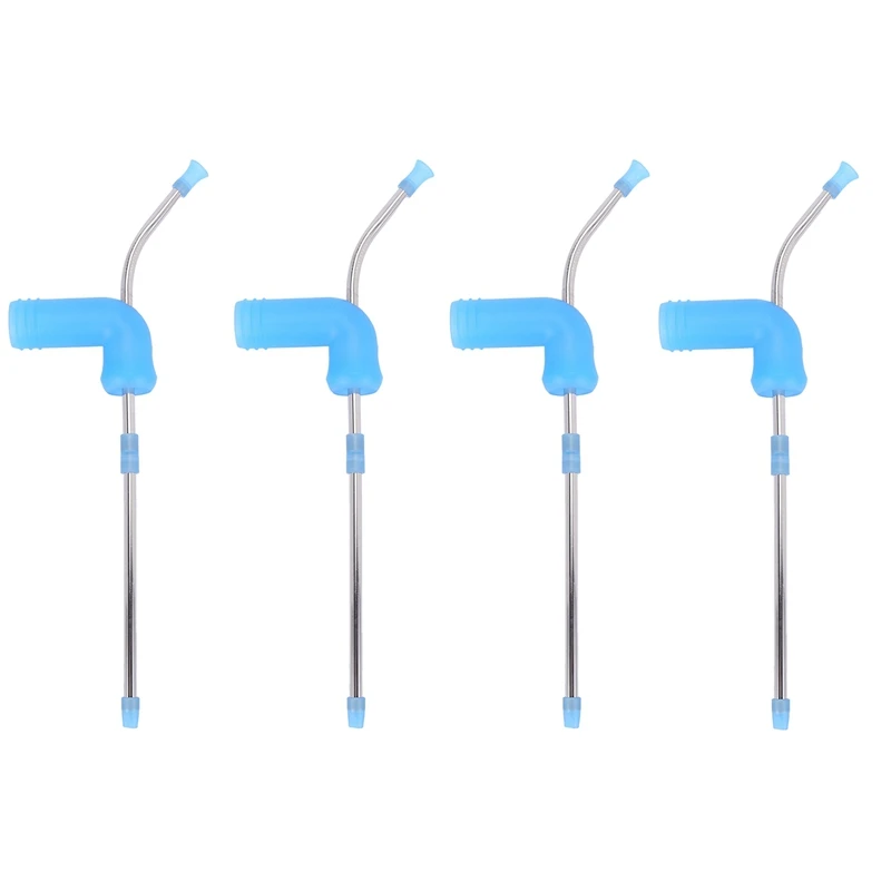 

4X Beer Snorkel, Double Beer Snorkel, Beer Dispenser Blue CNIM Hot