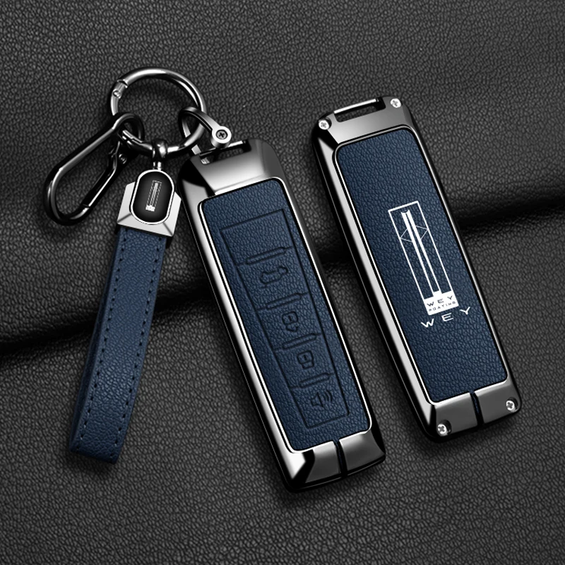 

Чехол для автомобильного ключа из цинкового сплава для Wey Coffee 01 Tank 300, защитный чехол, дистанционный брелок, аксессуары для интерьера без ключа