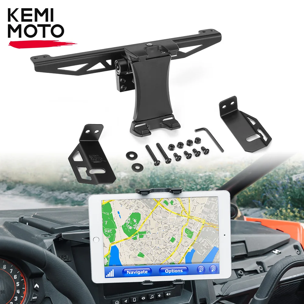 KEMIMOTO UTV HDPE Electronic Device Mounts GPS Phone Tablet Holder Compatible with Polaris RZR PRO XP/XP4 2020-2023