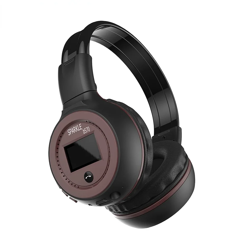 

Беспроводные наушники B570 с шейным ободом, Fm-радио, Bluetooth, стереонаушники, гарнитура для компьютера, телефона, поддержка TF-карты, AUX, Новинка