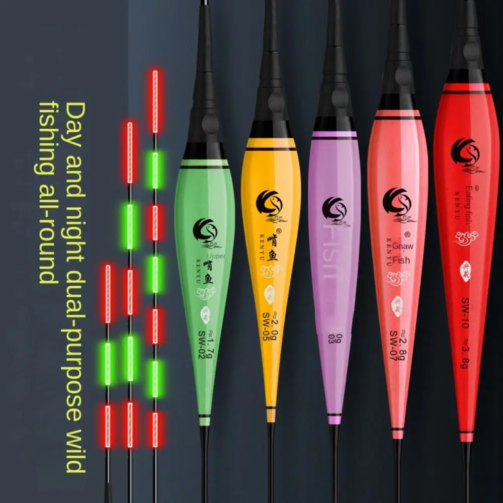 

Night Fishing LED Luminous Electronic Float Buoys Highly Sensitive Glowing Electric Bait Alarm Bobbers Sea Fishing Accessories