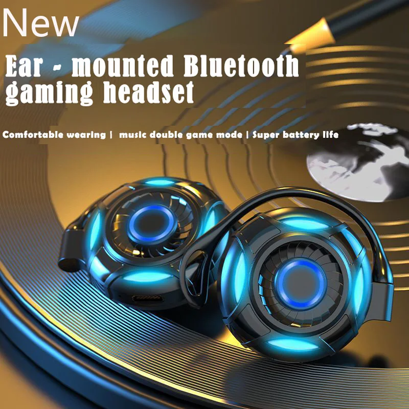 

New S660 TWS Bluetooth Earphone Hanging Ear Touch Control Music Headphone Sports Running Earbuds No Delay Game Earplugs with Mic