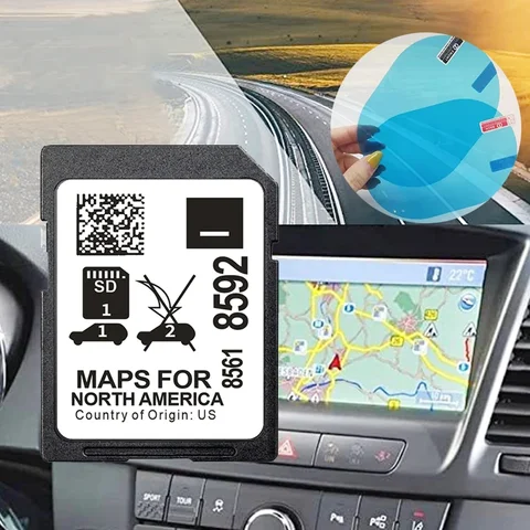 Карты навигации NAVINESA для Buick Cadillac Chevrolet GMC 2023 32ГБ
