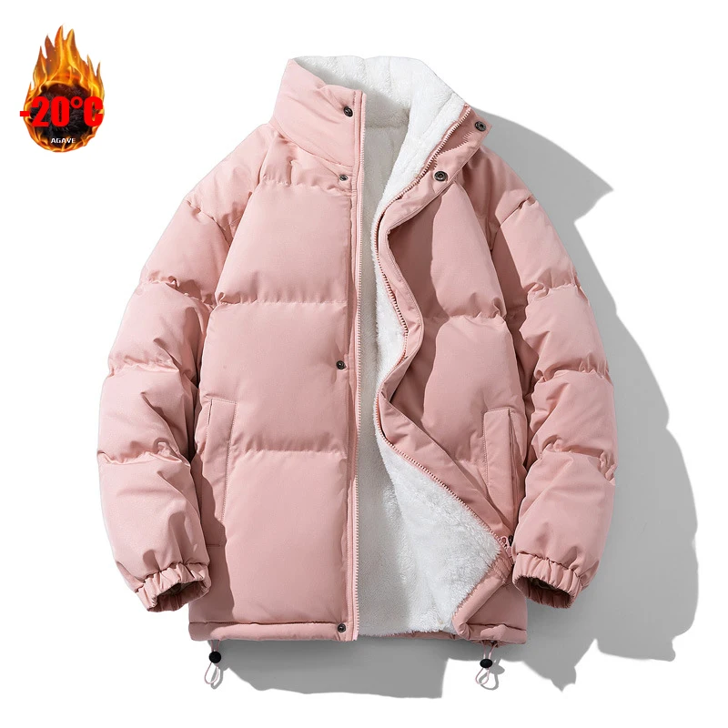 

Новая мужская зимняя куртка, толстая парка оверсайз, пальто с хлопковой подкладкой, женские корейские свободные куртки-пуховики, мужская и женская верхняя одежда