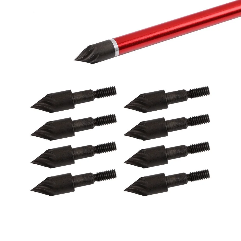 

2022 6PCS Sharp Carbon Steel Rotary ArrowHeads Broadheads Tips Arrow Points Archery Arrow head for Compound Bow Crossbow