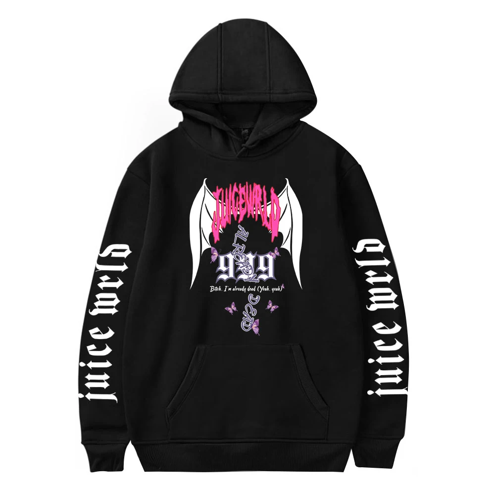 

2022 Fashion Juice WRLD Hoodies Men Women Sweatshirts Unisex Hooded Hip Hop Rapper Pullovers Autumn Boys Gir 100-4XL Oversized