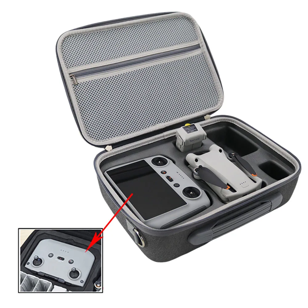 

Storage Box for DJI Mini 3 Pro Remote Controller Case Portable Carrying Box Case Handbag for DJI Mini 3 Pro Case Accessories