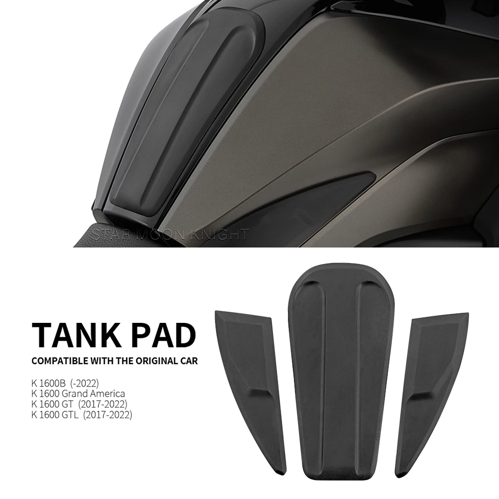For BMW K1600B K1600GT K1600GTL K 1600 Grand America Protector Anti Slip Tank Pad Sticker Gas Knee Grip Traction Side 3M Decal