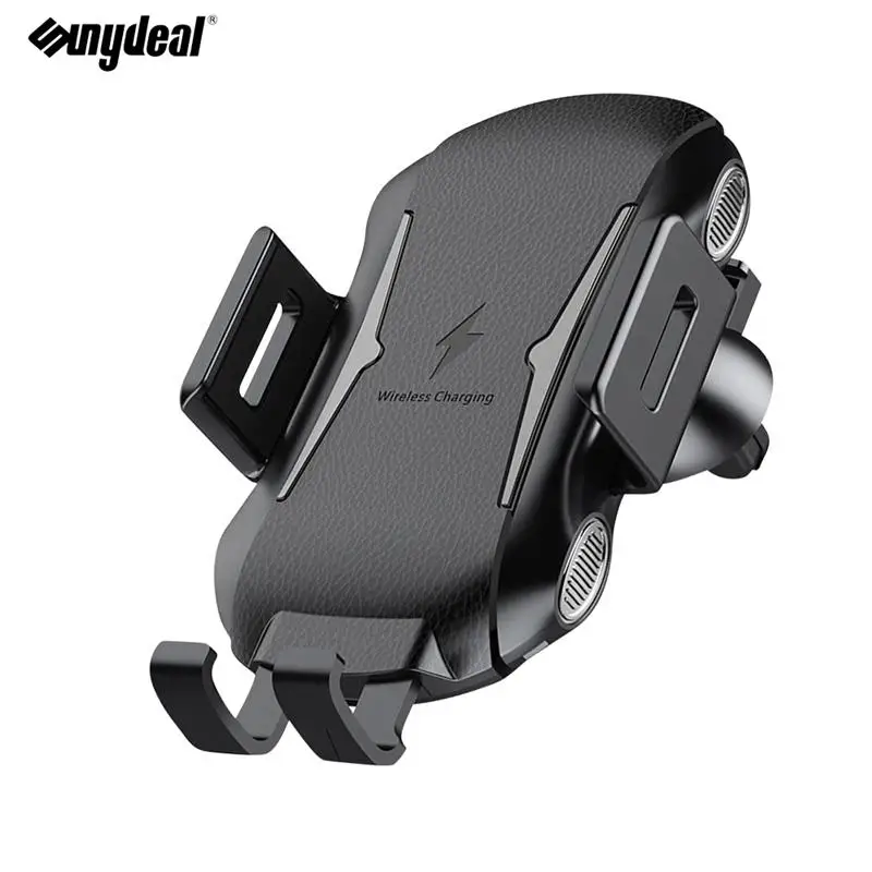 

Держатель беспроводного зарядного устройства Qi, 15 Вт, для Samsung Galaxy S20, S21, S10, Huawei, Xiaomi, автомобильное быстрое зарядное устройство с креплением ...