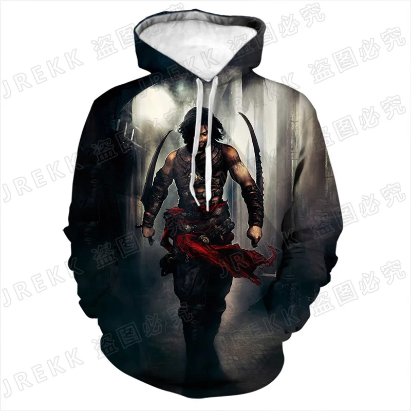 Толстовка мужская с капюшоном модная повседневная одежда 3D принтом из фильма