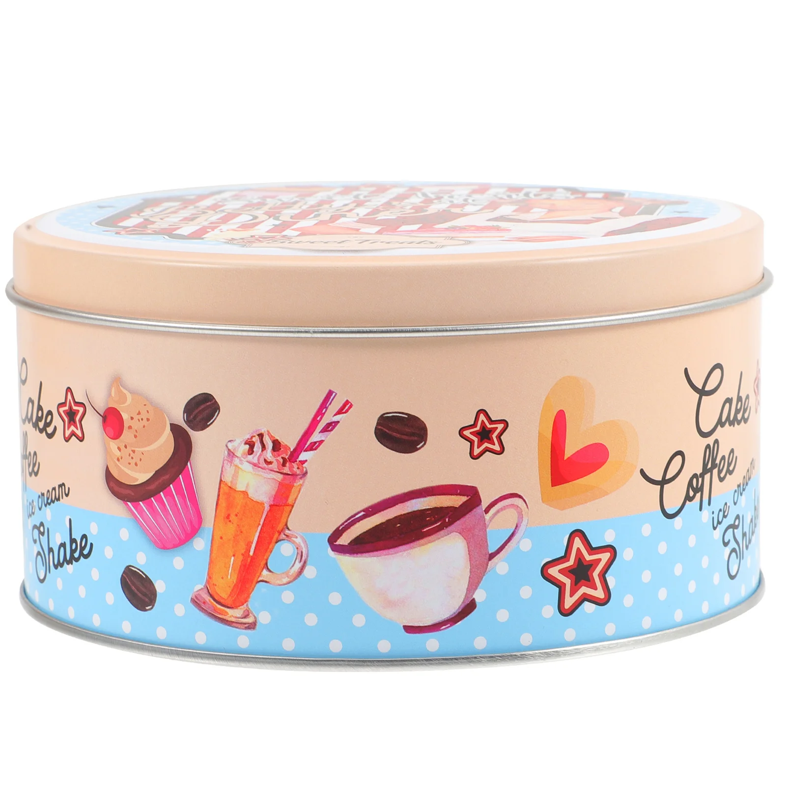 

Cookie Box Candy Tins Boxes Metal Gift Storage Tin Christmas Container Tinplate Jar Round Biscuit Containerslidsxmas Party