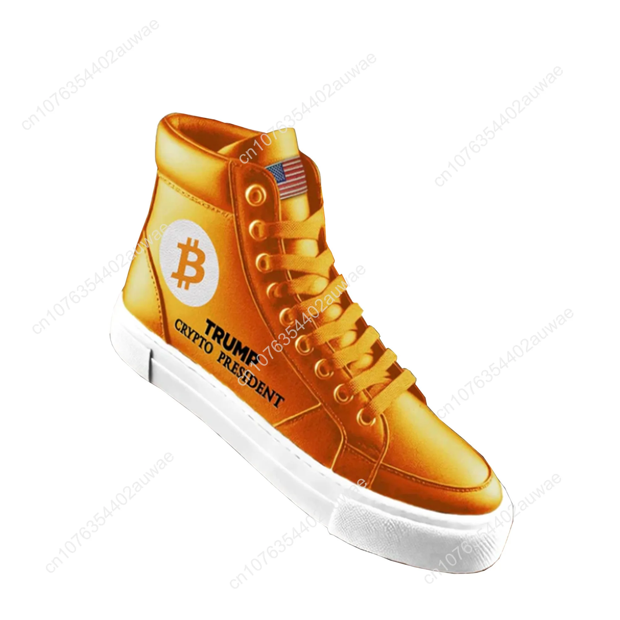 100% высококачественные кроссовки Trump VICTORY Bitcoin Orange Shoes 2024 MAGA Never Surrender 45 47 мужские и