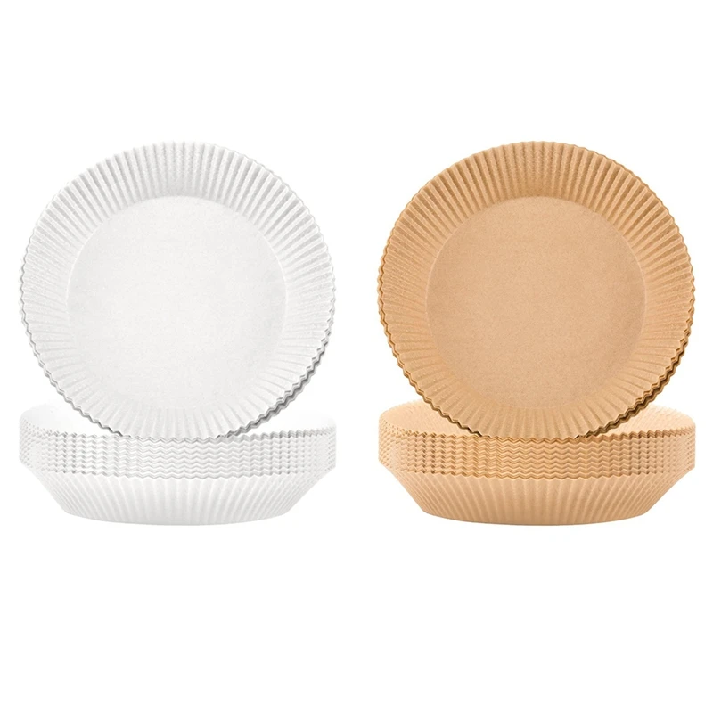 

60PCS Disposable Air Fryer Special Paper,Oiled Paper Cups Round Oil Absorbing Sheets Food Kitchen Gadgets,Paper For Cake Pan
