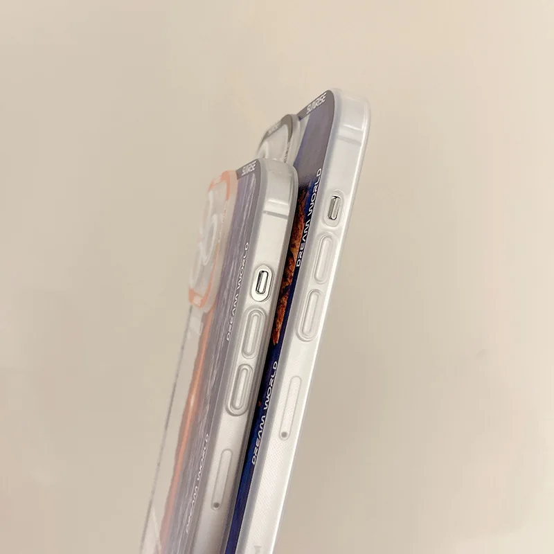 Креативный чехол для iPhone с изображением пейзажа и городской противоударный