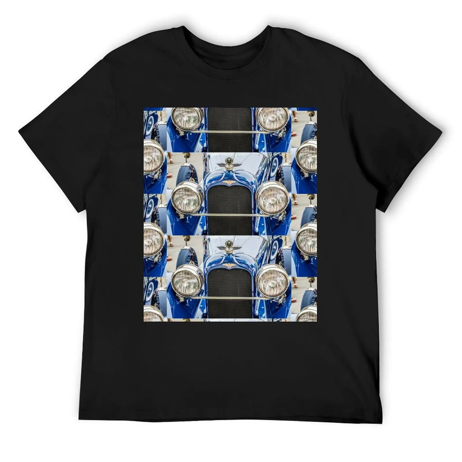 Футболка Duesenberg Straight 8 гриль и фары летняя одежда большие высокие футболки для