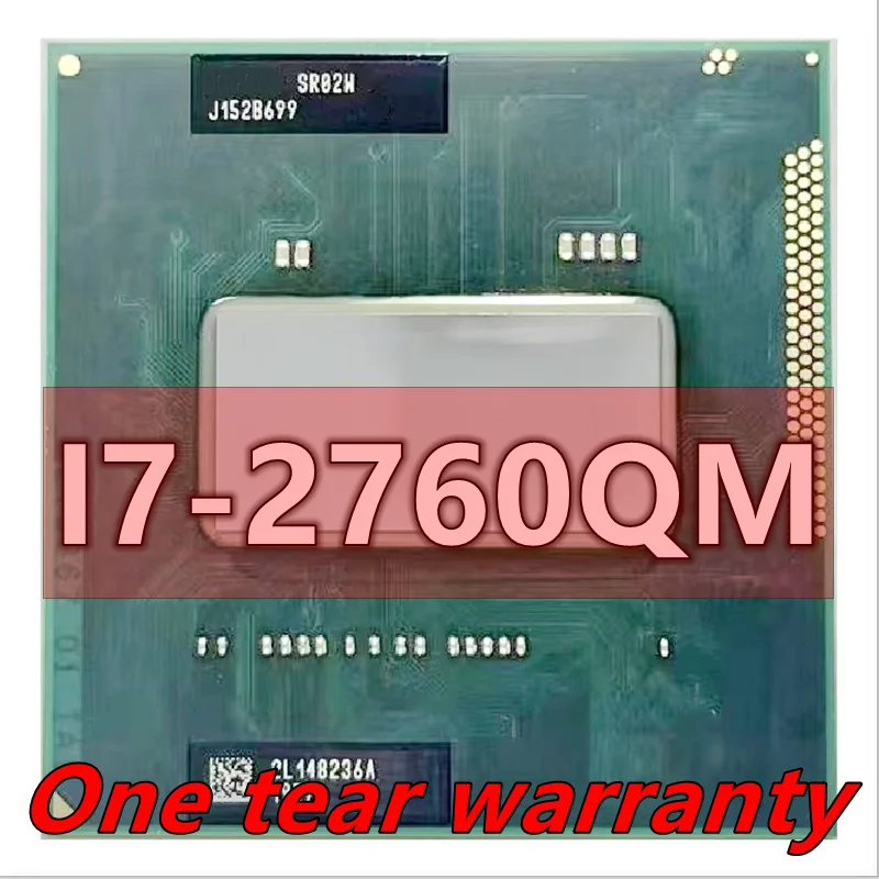 

i7-2760QM i7 2760QM SR02W 2.6 GHz Quad-Core Eight-Thread CPU Processor 6M 45W Socket G2 / rPGA988B