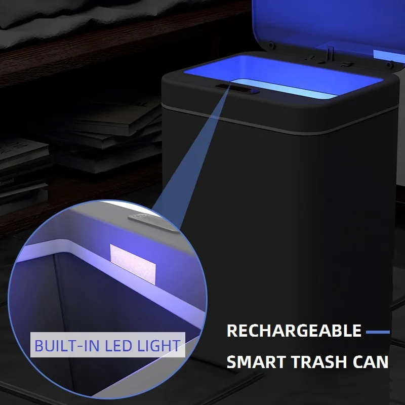 Умная мусорная корзина с автоматическим датчиком 12/14/16 л |