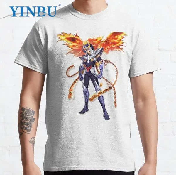 

Saint Seiya Phoenix Ikki YINBU Brand High quality Men's short Graphic Tee