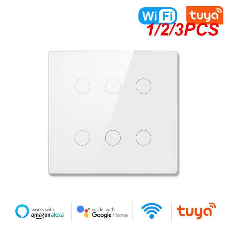 

1/2/3 шт., настенный смарт-выключатель с сенсорным датчиком