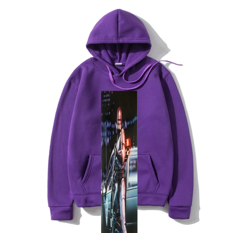 

Hoodi 2022 забавная Верхняя одежда Мужская Новинка Толстовка Robocop верхняя одежда-Par Man