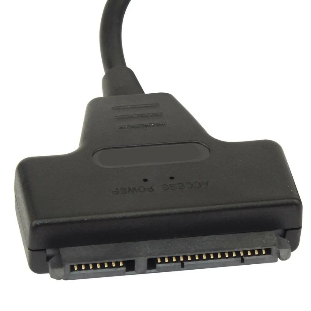 Кабель-адаптер SATA-USB 2.0 для 2 5-дюймового разъема жесткого диска SSD 22-контактный 7+15