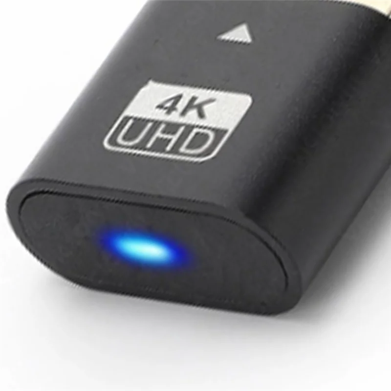 Совместимый с HDMI 4K фиктивный разъем со светодиодной подсветкой для видеокарт