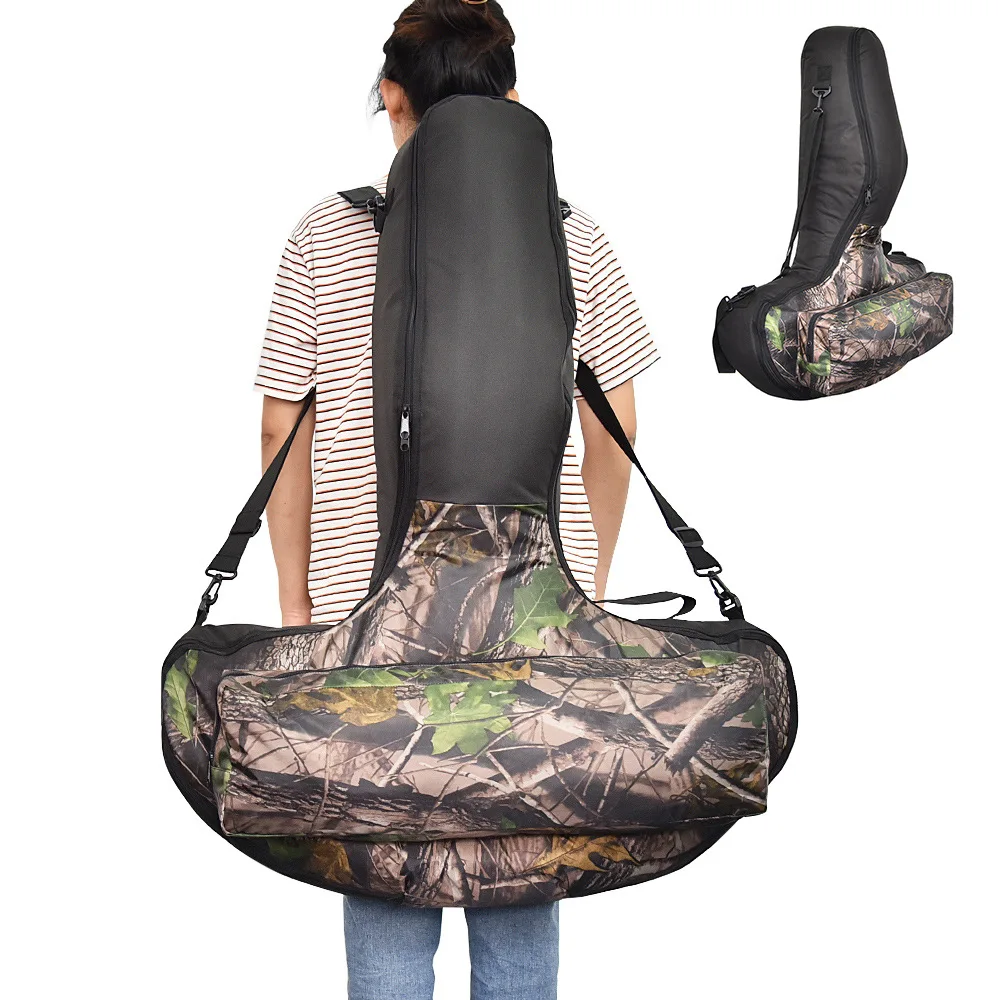 Archery Bow and Arrow Bag Quiver Bow Bag High-Capacity T Shape Composite Bow Case Holder Bag Crossbows Backpack For Hunting
