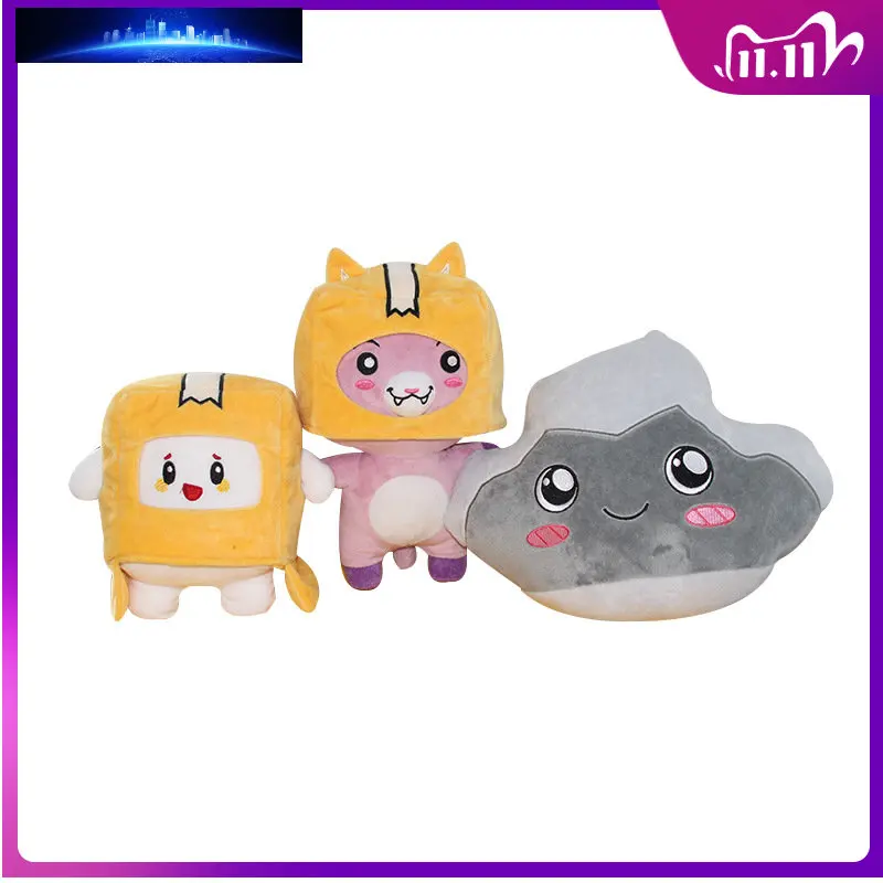 

Кавайная плюшевая мягкая Ланки коробка плюшевые игрушки бокс Фокси Рокки ветка дерева Stich аниме Детская плюшевая гигантская игрушка для де...