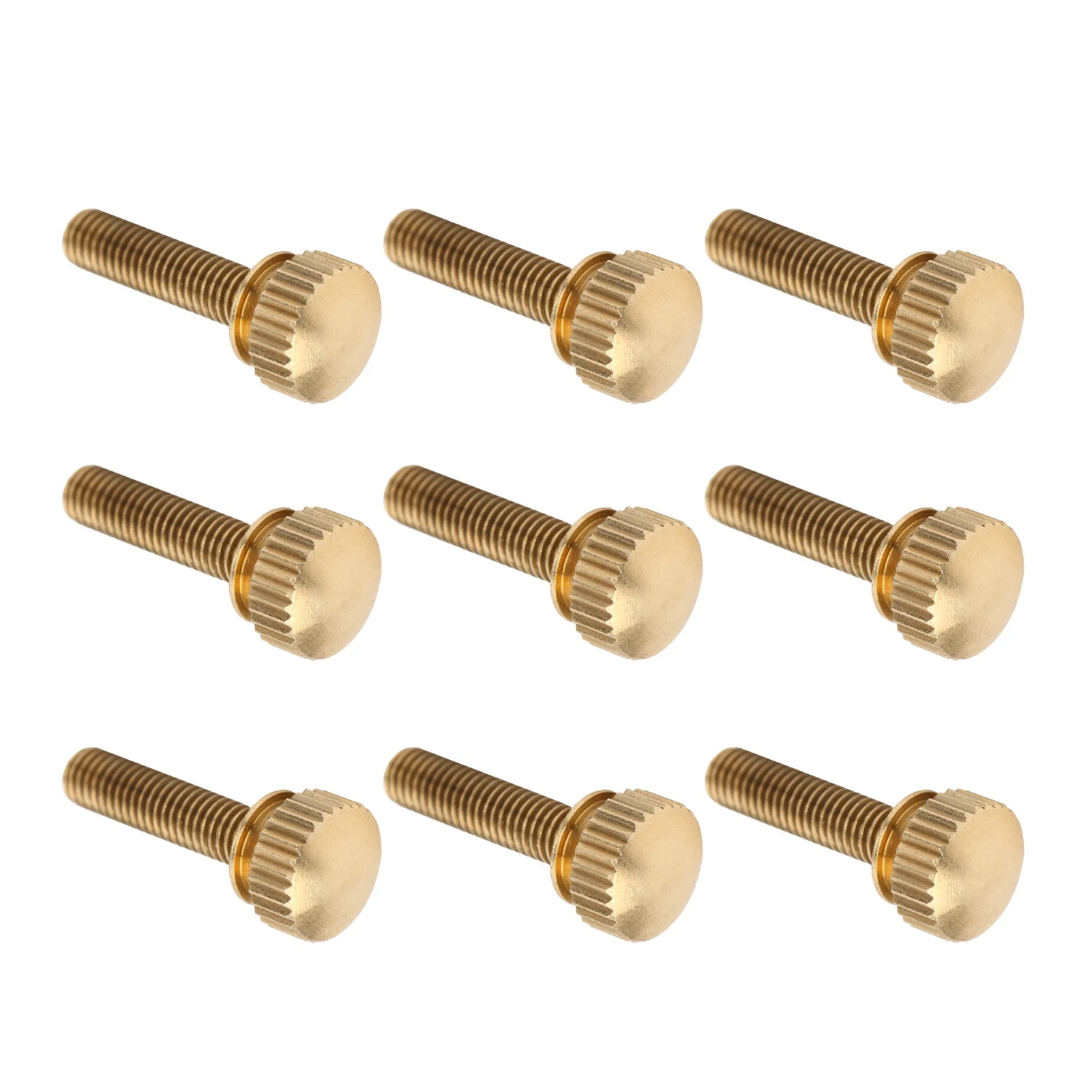 50 шт. Плоский винт с накатанной головкой и круглой из чистой меди нескользящие