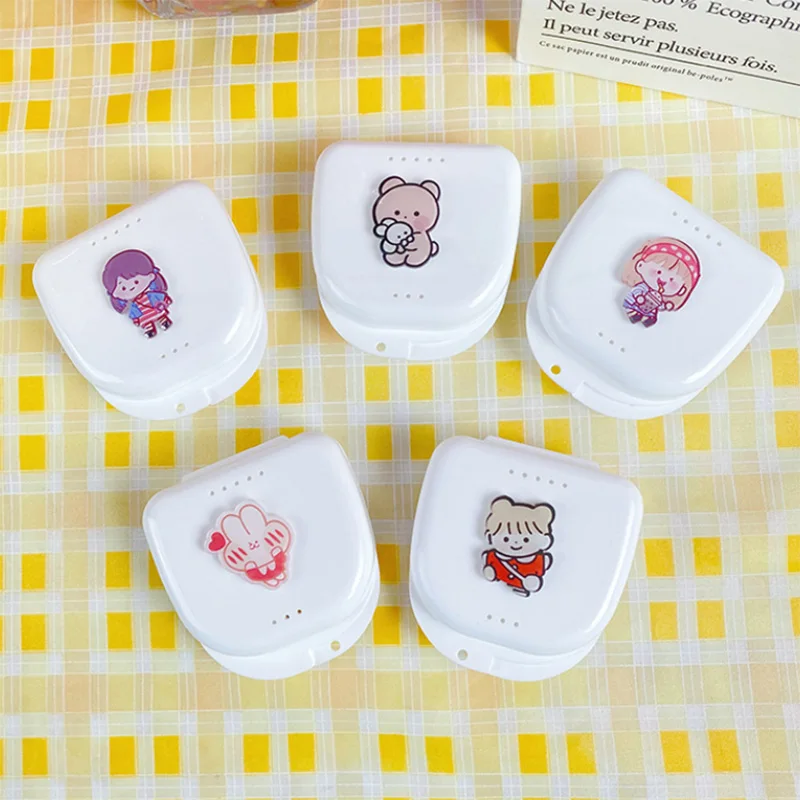 Чехол для частичного зубного протеза коробка ортодонтических зубных протезов