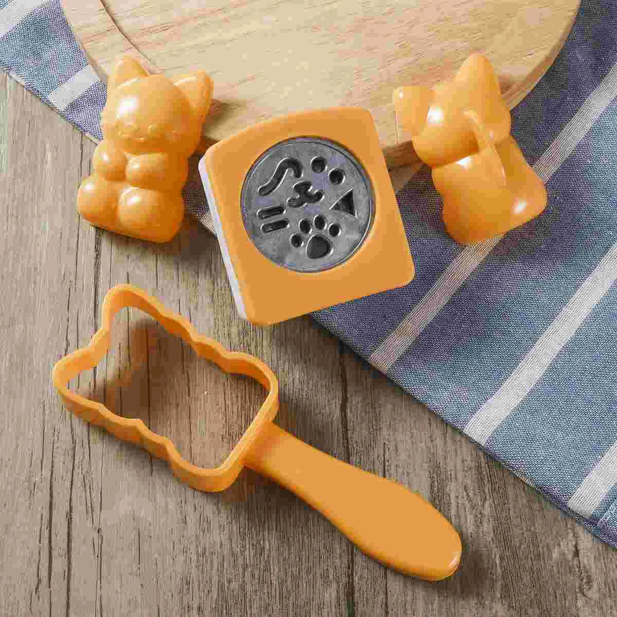 Mold Rice Maker Sushipress Kids Onigiri Setcat Shaped Moldsmusubi Animal Cute Makers