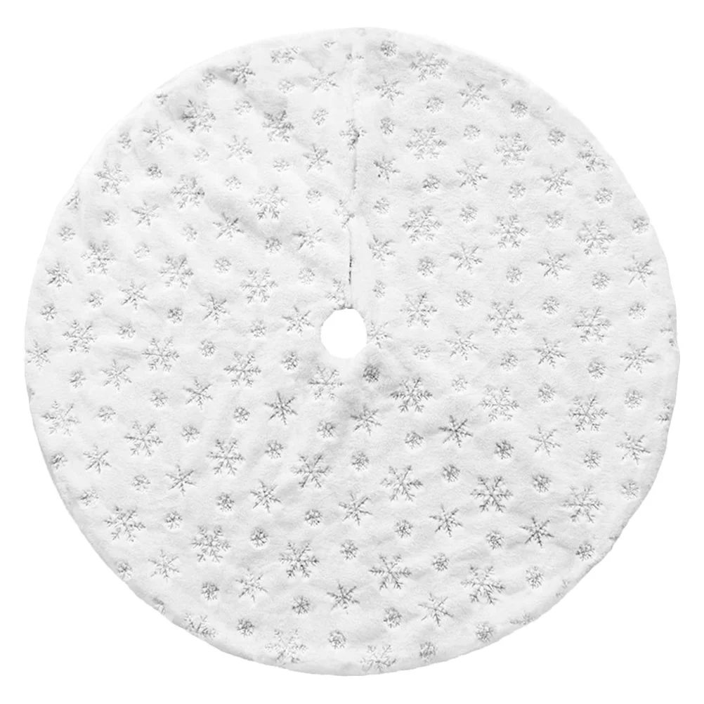 

1pc Christmas Themed Tree Skirt Festival Decor Xmas Tree Mat Apron Decor