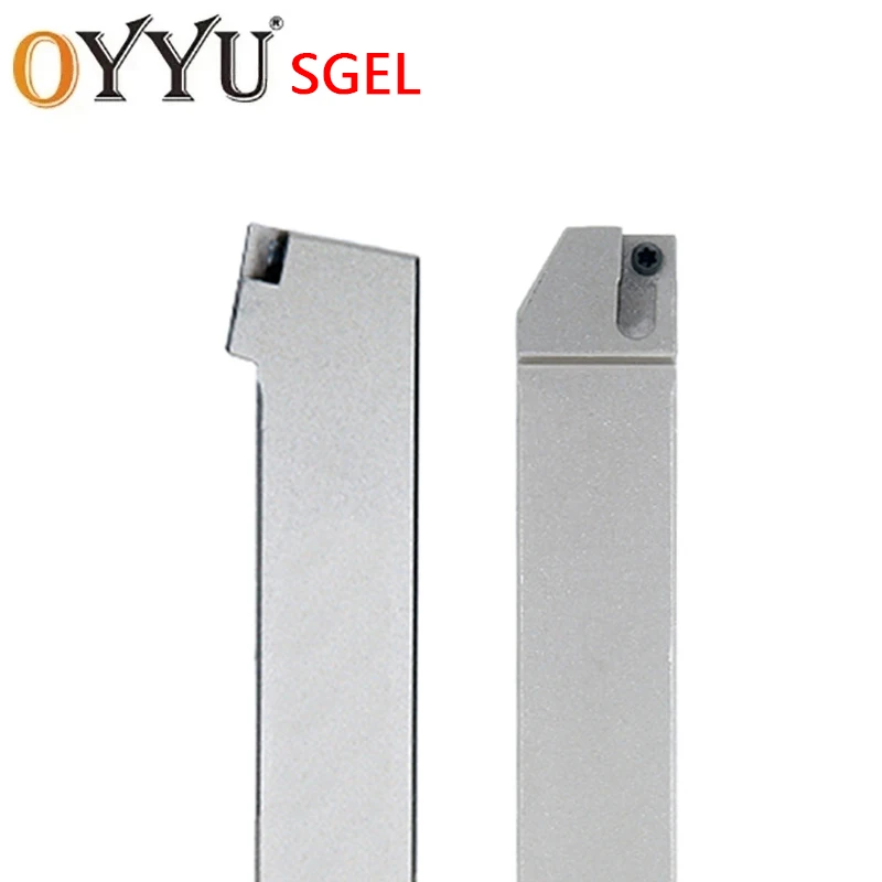 

OYYU SGEL SGEL1616 SGEL2020 White Small Path End Face Slotted Tool Shank CNC Machine External Lathe Tool Holder High Hardness