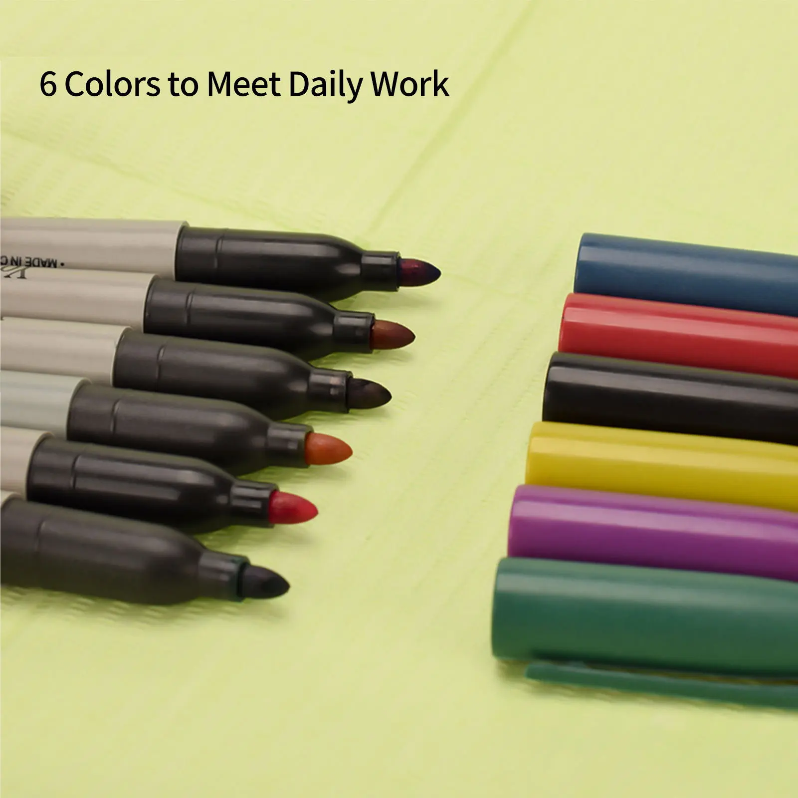 

6 шт./набор, перманентные тату-маркеры для пирсинга