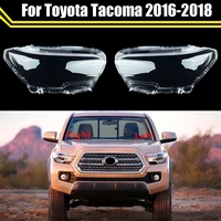 car front glass lens headlight cover headlamp shell lampcover for toyota tacoma 2016 2017 2018 transparent auto light case