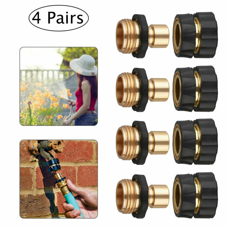

3/4'' Hose Connector Garden Tools Quick Connectors Repair Damaged Leaky Adapter Garden Water Irrigation Connector Joints