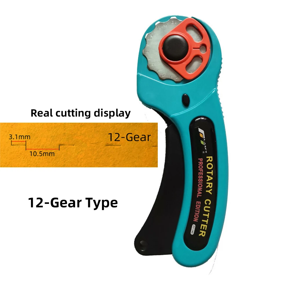 45 мм Вращающийся резак для кожевенного ремесла ткани круговое лезвие сделай сам