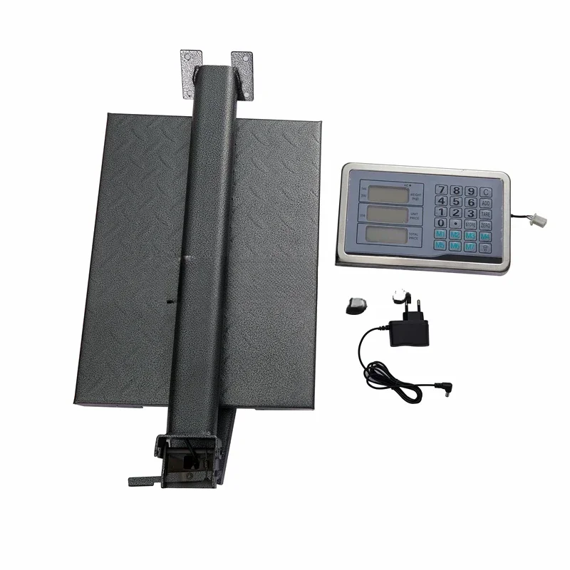 Электронные весы с платформой из углеродистой стали 500 кг 45x60 см