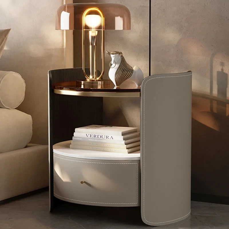 Милая ночная тумбочка для хранения Минималистичная современная спальня простой