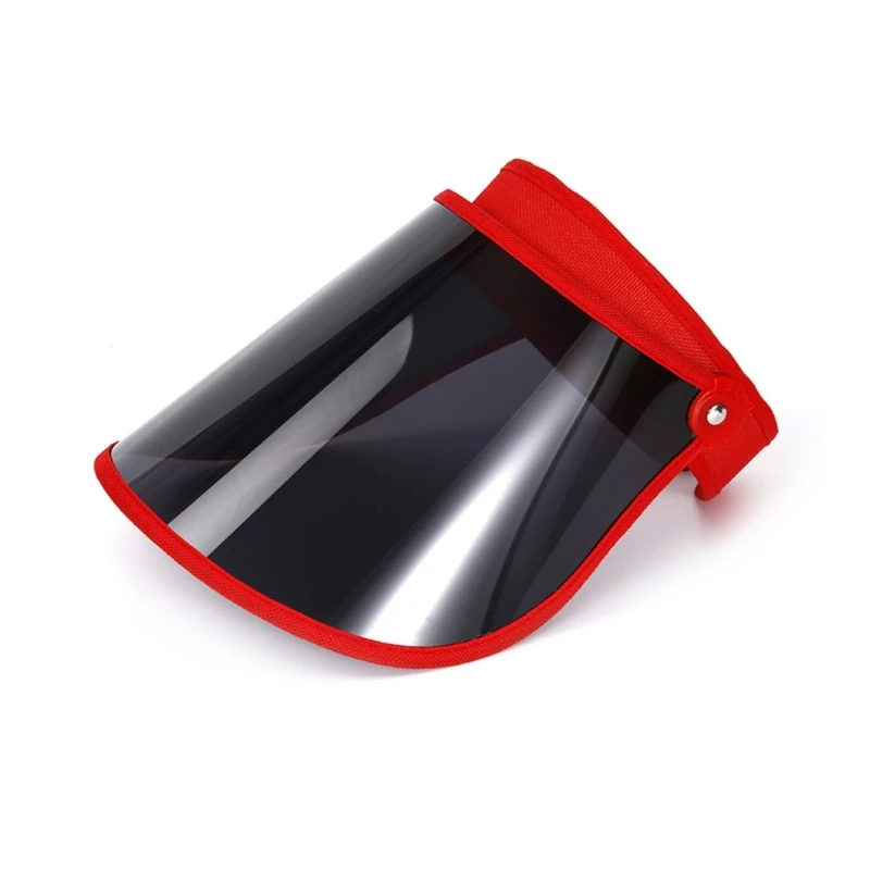 

Outdoor PVC Hat Wide Brim Hat Sunproof Visor Hat Teens Empty Top Hat for Cycling