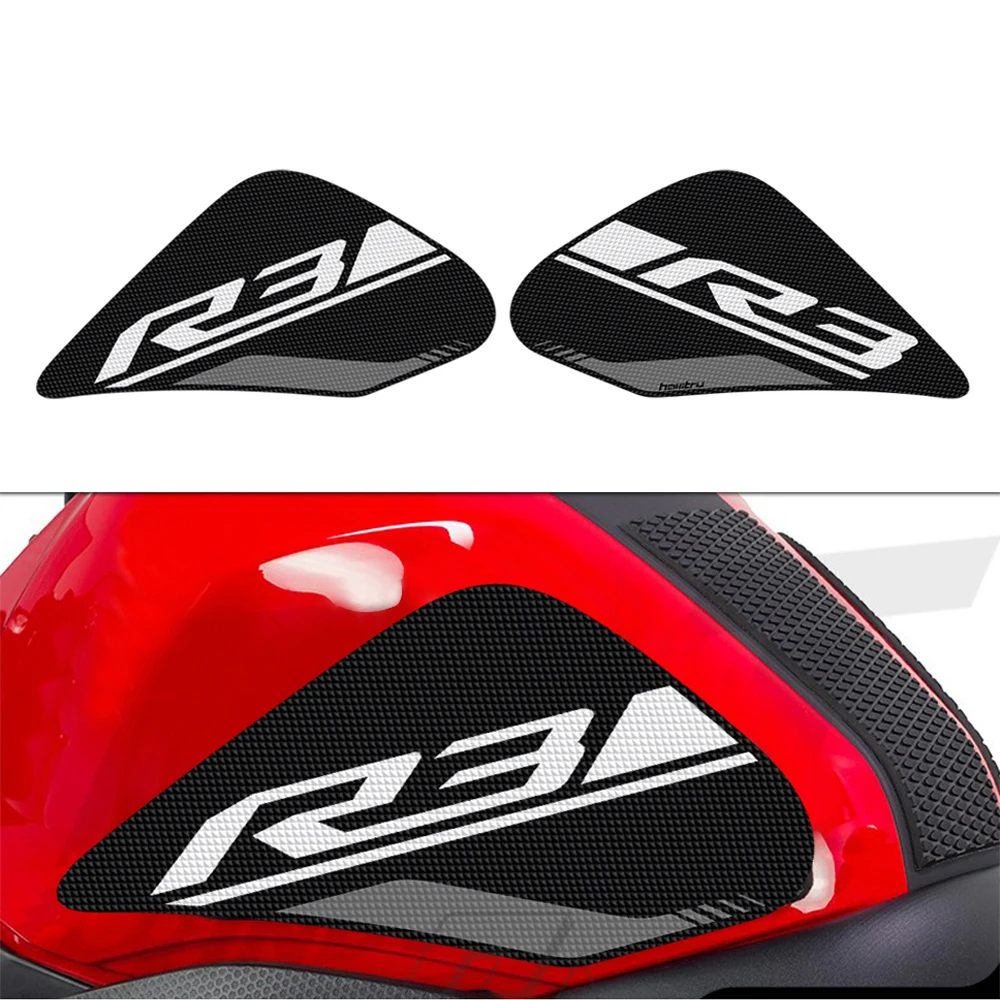 

Аксессуары для мотоцикла, Боковой защитный коврик для бака, наколенник для Yamaha YZF-R3 R3 2015-2018