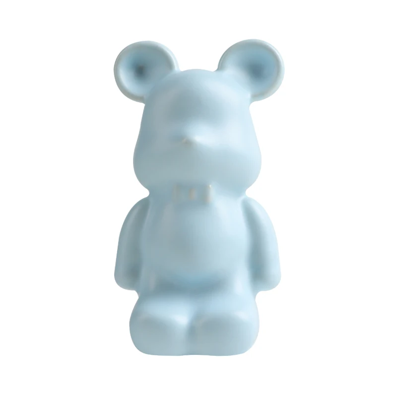 

Жестокий медведь милые ручки для комнаты Мультяшные керамические ящики с одним отверстием ручки для шкафа ручки для дверей шкафа