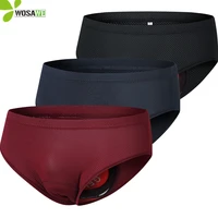 wosawe summer anti sweat mens cycling shorts underwear breathable mtb bike base layer quick dry road bicycle underpants briefs