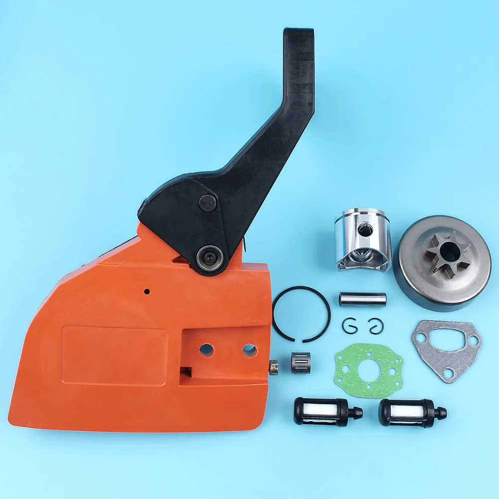 

Chain Brake Sprocket Cover 38mm Piston Clutch Drum For HUSQVARNA 136 137 Chainsaw w/ Fuel Filter Carb Muffler Gaskets Replacemen