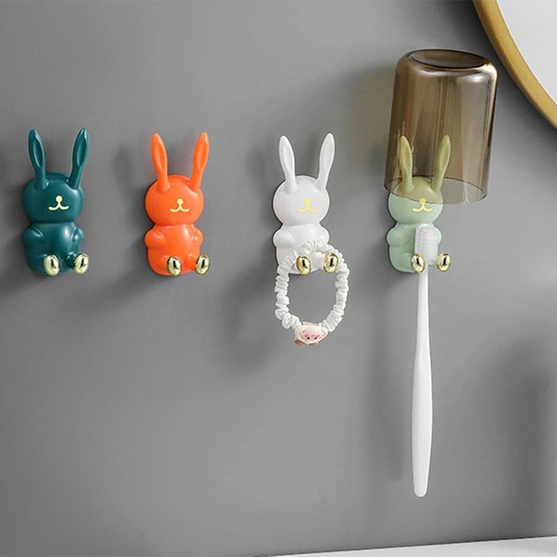 Держатель для зубной щетки настенный многофункциональный крючок