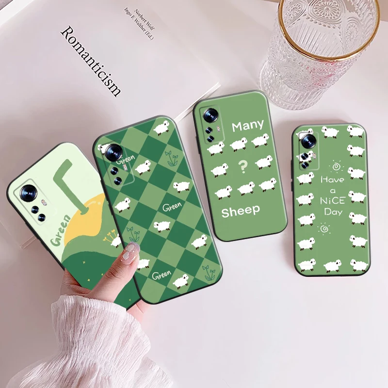 

Silicone Cartoon Sheep Phone Case For Xiaomi Redmi 9 7 9A 9C 9T Redmi Note 9 Pro Note 7 8 Pro 8T Note 10 5G 11 Pro Back Cover