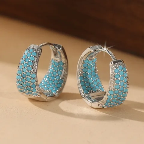 Серебряные круглые серьги-кольца NovoPublic