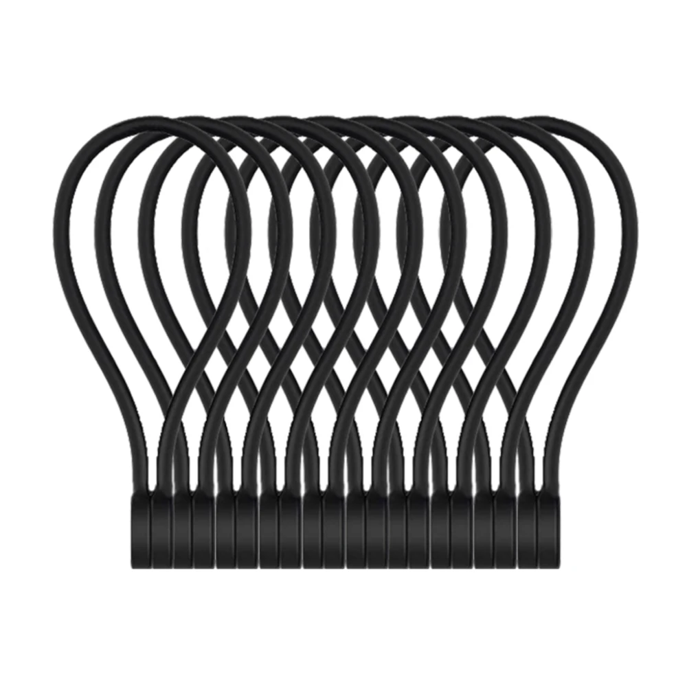 

Магнитные силиконовые стяжки для проводов, набор из 10 штук