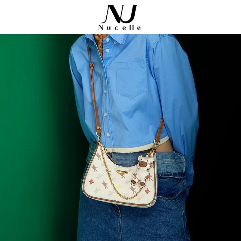 

NUCELLE Armpit bag summer bag women's 2022 new fashion Single Shoulder Messenger Bag