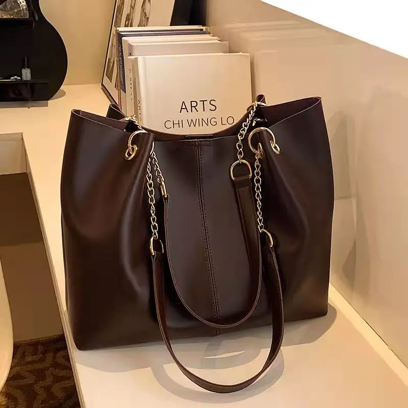 

All-Match Bag Women's Large Capacity 2022 New Fashion Autumn And Winter Texture Shoulder Bag Atmosphere Class Commuter Tote Bag